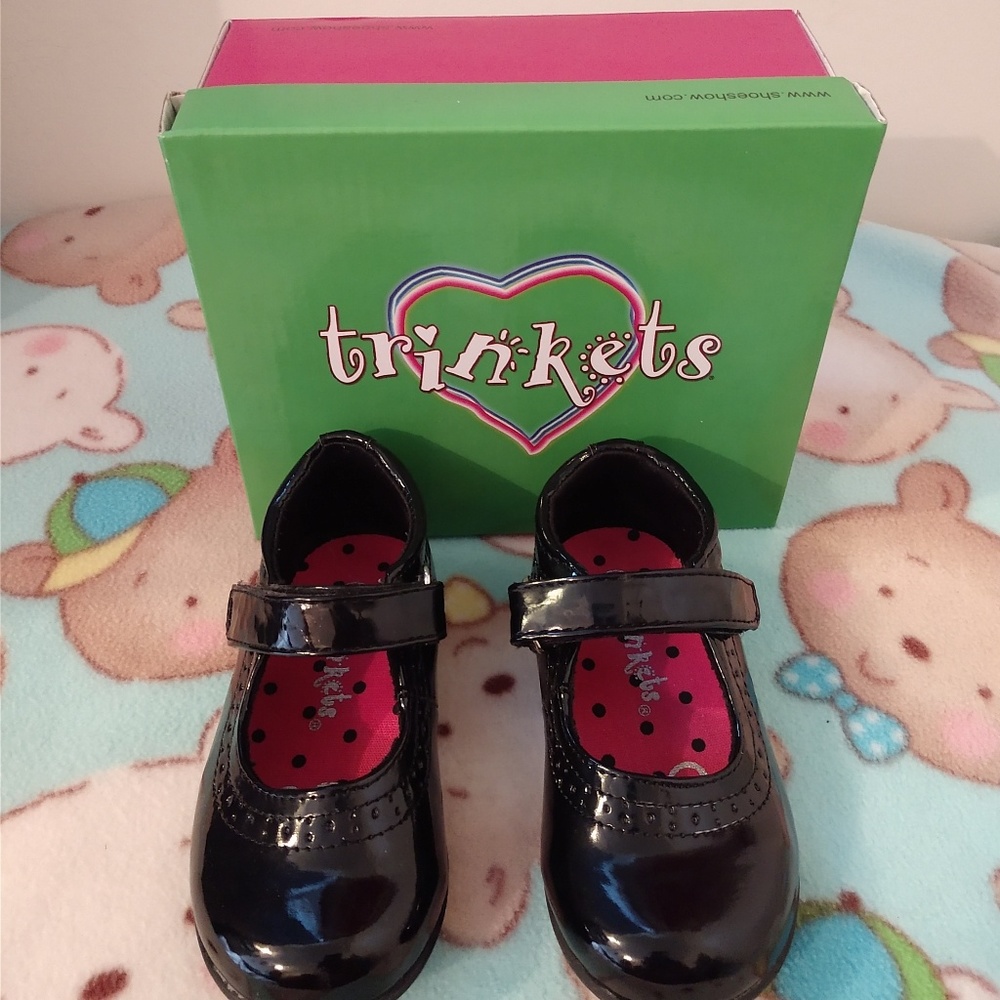 Toddler Girls Black Dress Shoes